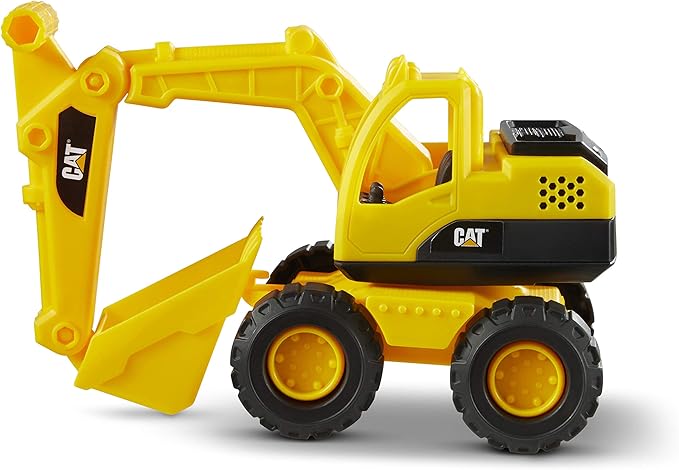 Cat Construction 15" Excavator | Super-Sized Kids Outdoor Toy | Real Working Parts & Articulated Parts | Ideal Toys for 3 Year Old Boys | CAT Construction Toys