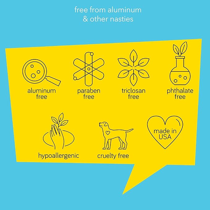 Fresh Monster Natural Deodorant for Kids & Teens I Mom's Choice Gold Award Winner | Aluminum-Free, Paraben-Free, Hypoallergenic I 24-Hour Protection I Gummy Burst Scent I 1.76 oz (3) (Pack of 4)