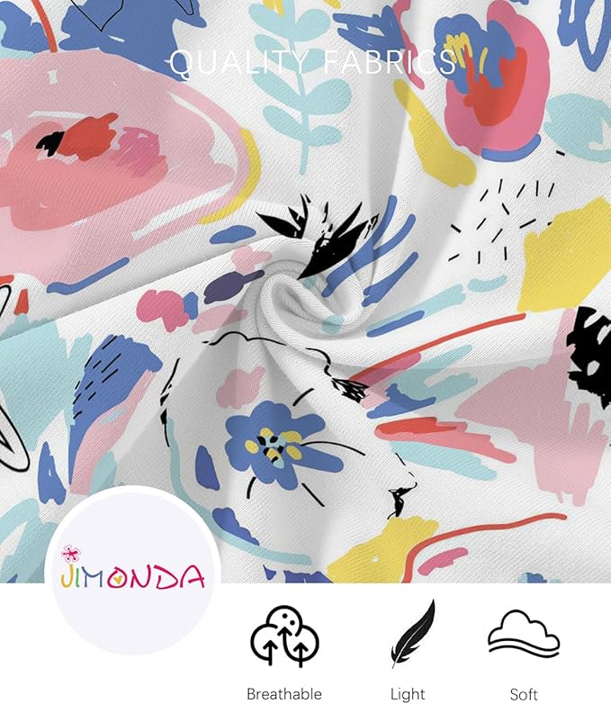 Jimonda Baby Girls Boys Footed Pajamas,Rayon From Bamboo,2 Way Zipper Long Sleeve Soft Sleeper Pjs,Infant Tie-dye Romper