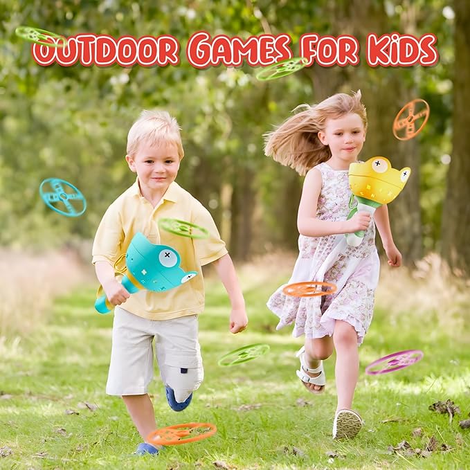 Outside Toys for Kids Ages 4-8 - Manual Capture Catching Game - Toddler Chasing Toy for Boys & Girls, Ages 3-7 - Outdoor Fun Family Games