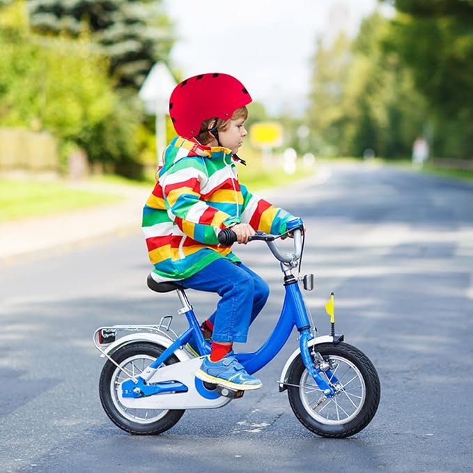 Kids Bike Helmet for 3-5-8-14+ Age Girls and Boys, Kids Helmet with Knee Pads Elbow Pads Wrist Guards,Ventilation Multi-Sport Scooter Roller Skate Rollerblading Skateboarding Climbing Cycling