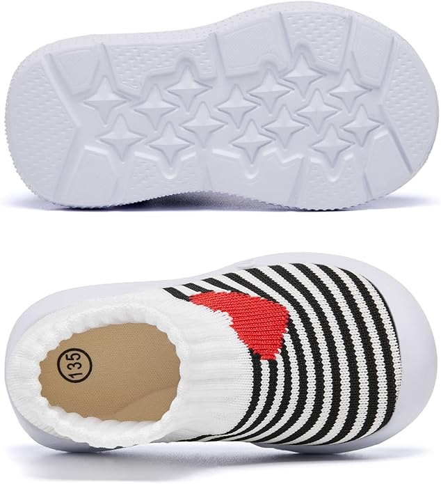 MORENDL Toddler Sock Shoes Baby Walking Shoes Infant Slippers Boys & Girls Non-Slip Sneakers