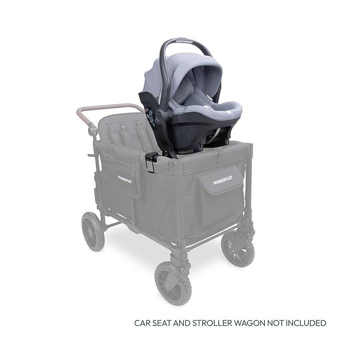 WONDERFOLD Infant Car Seat Adapter Compatible with UPPAbaby Car Seat - Full 360-Degree Rotation, Easy to Install & Folds with Stroller Wagon, W4 Series