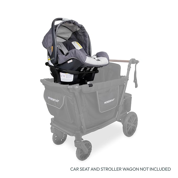 WONDERFOLD Infant Car Seat Adapter for Chicco Car Seat - Full 360-Degree Rotation, Easy to Install & Folds with Stroller Wagon, W4 Series