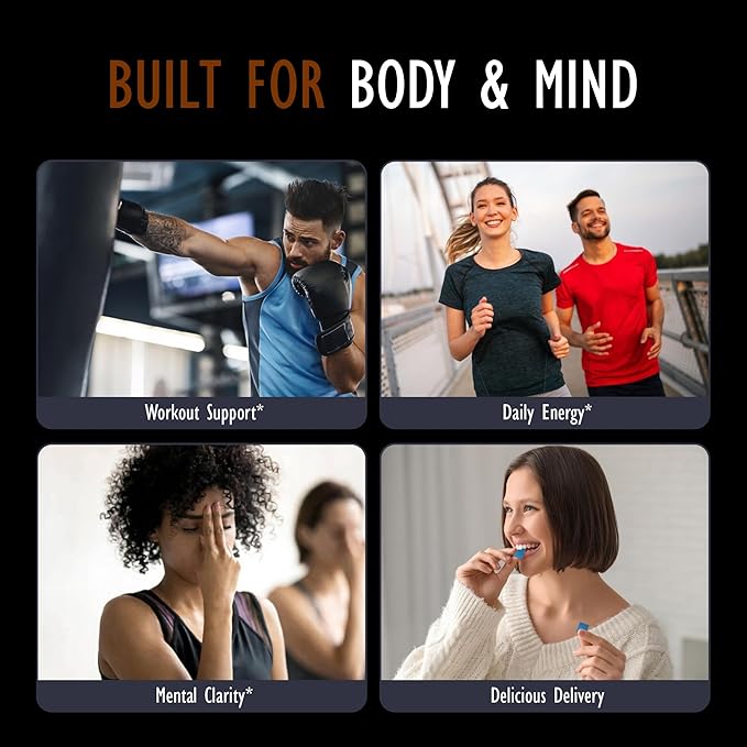 Creatine Monohydrate Gummies for Men & Women - Sugar Free & Vegan Advanced Formula W/L-Taurine + Vitamin B12 - for Muscle Strength, Muscles Builder, Recovery, Energy Boost, Pre-Workout Supplement