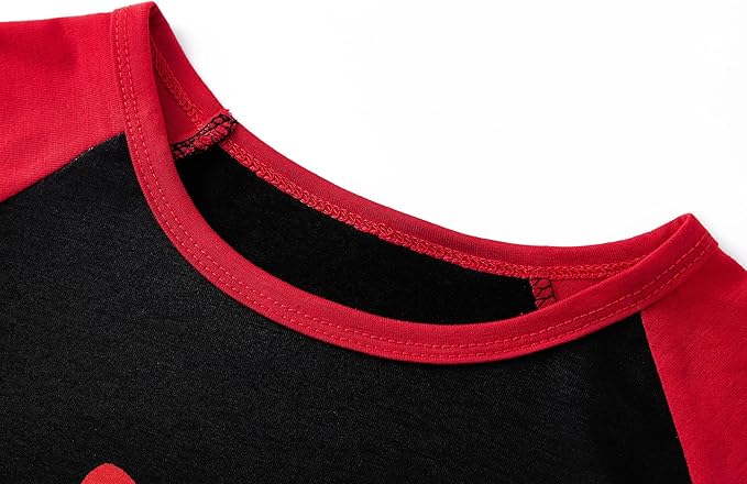 Tebbis Pajamas For Boys Fun Baseball Navy Blue Short Sleeves & Pants 2-Piece PJs Set Kid Comfy Sleepwear Size 6-18