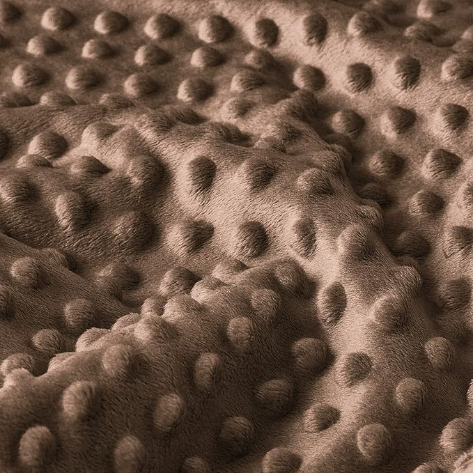 HOMRITAR Baby Blanket for Kids with Animal Woodland Soft Plush Minky Blanket with Double Layer Dotted Backing for Bed Sofa Traveling 50 x 60 Inch(125x150cm)