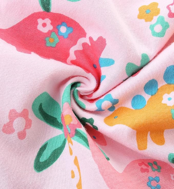 Bumeex Girl's Dresses Cotton Ruffle Sleeve Tiered Swing A-Line Cute Midi Casual Sundress