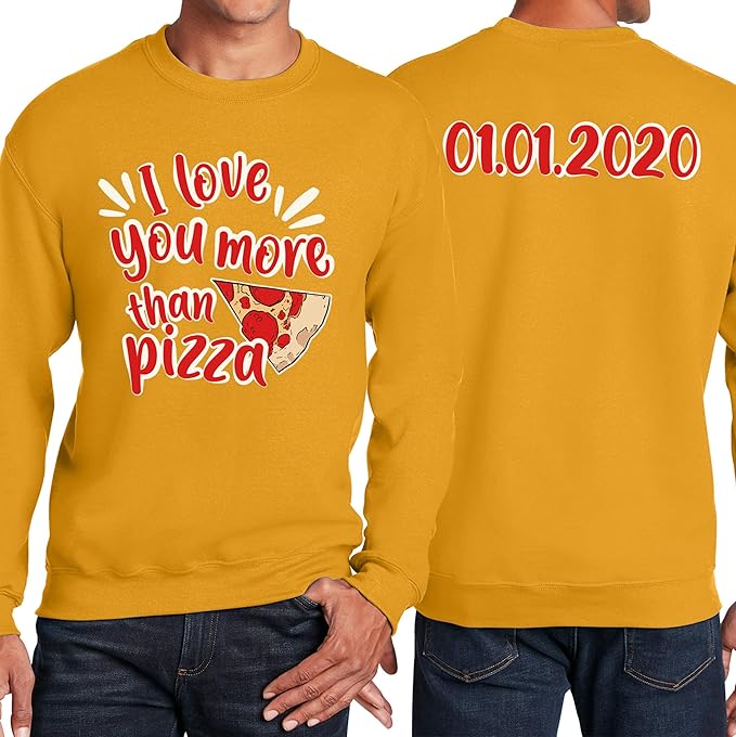 TEEAMORE Custom Front & Back Print T-Shirt Hoodie Sweatshirt Long Sleeve Tank Top with Your Image for Men Women Kids Baby