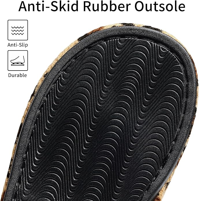 shevalues Summer House Slippers for Women Men Breathable Waffle Indoor Slippers Slip-on Open Toe Home Shoes