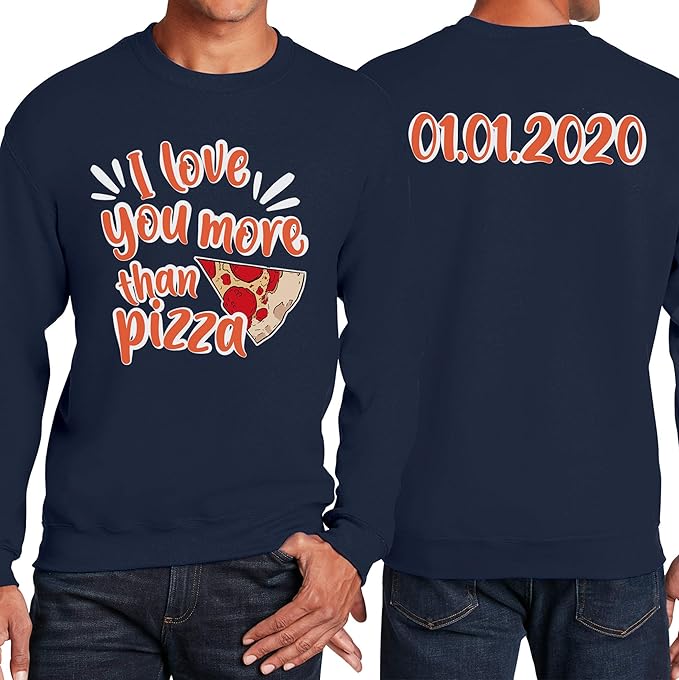 TEEAMORE Custom Front & Back Print T-Shirt Hoodie Sweatshirt Long Sleeve Tank Top with Your Image for Men Women Kids Baby