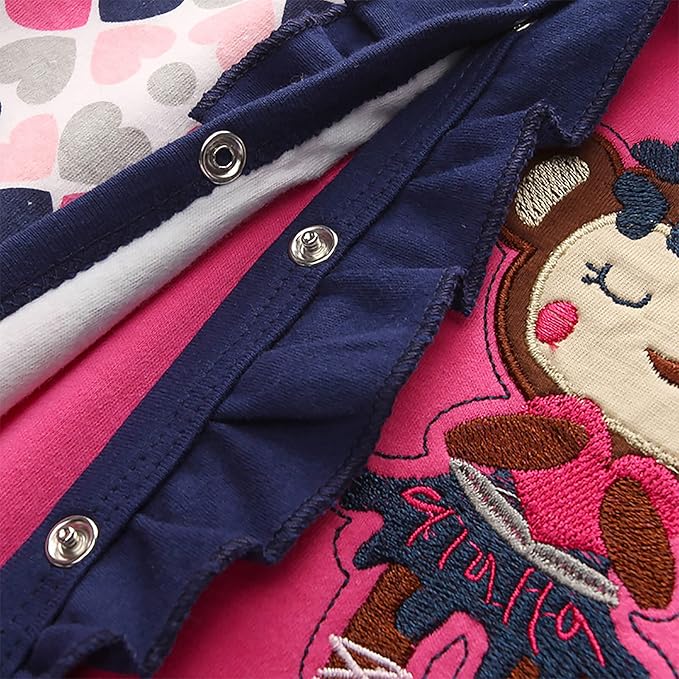 Baby and Toddler Footed One-Piece Romper Jumpsuit Cotton Baby Clothes Play Infant Girls Boys Newborn Outfits