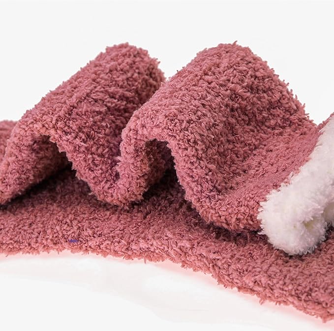 Fuzzy Socks Fluffy Thick Warm Winter Soft Cozy Plush Sleep Home Fleece Cabin Soft House Socks for Women Men