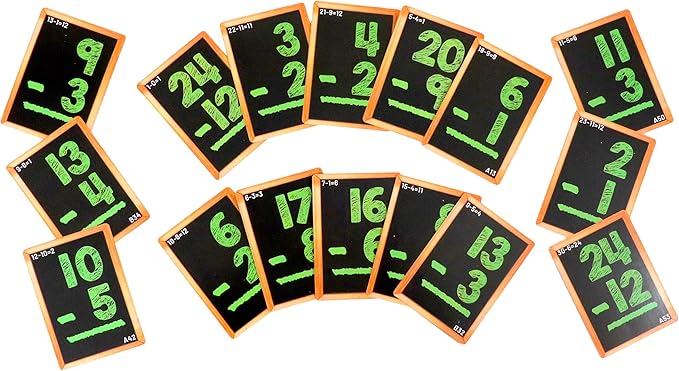 Regal Games Math Flash Cards for Addition & Subtraction - 1st, 2nd, 3rd Grade & More - Flash Cards Math for Kids (112 Cards - 2 Packs)