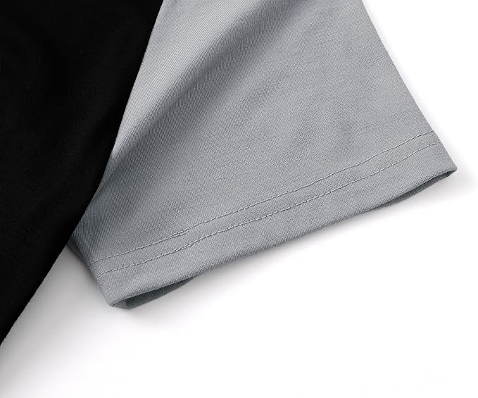 Tebbis Pajamas For Boys Fun Baseball Navy Blue Short Sleeves & Pants 2-Piece PJs Set Kid Comfy Sleepwear Size 6-18