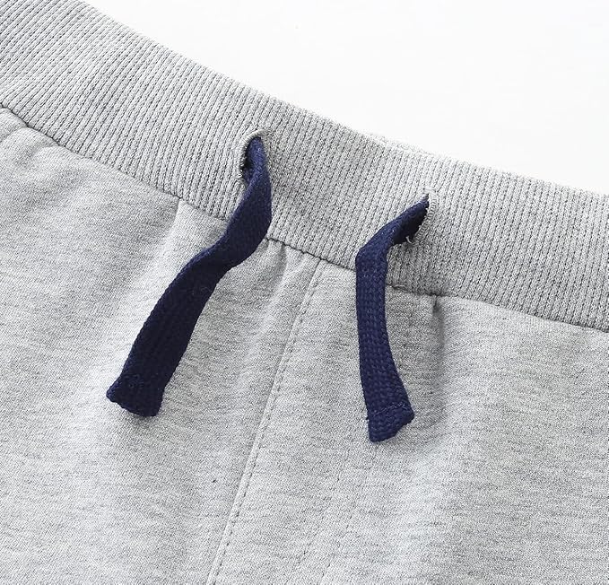 Bumeex Boys 2pk Cotton French Terry Casual Shorts