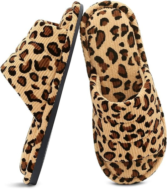 shevalues Summer House Slippers for Women Men Breathable Waffle Indoor Slippers Slip-on Open Toe Home Shoes