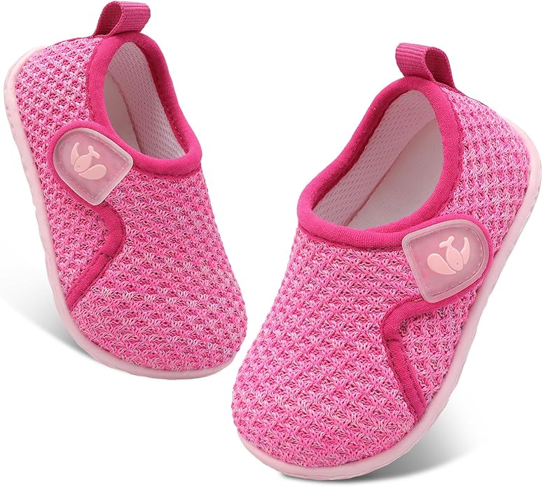 FEETCITY Baby Boys Girls First Walking Shoes Infant Sneakers Crib Shoes Breathable Lightweight Slip On Shoes