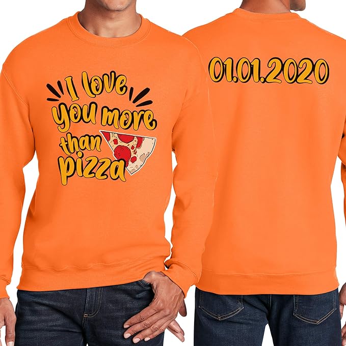 TEEAMORE Custom Front & Back Print T-Shirt Hoodie Sweatshirt Long Sleeve Tank Top with Your Image for Men Women Kids Baby