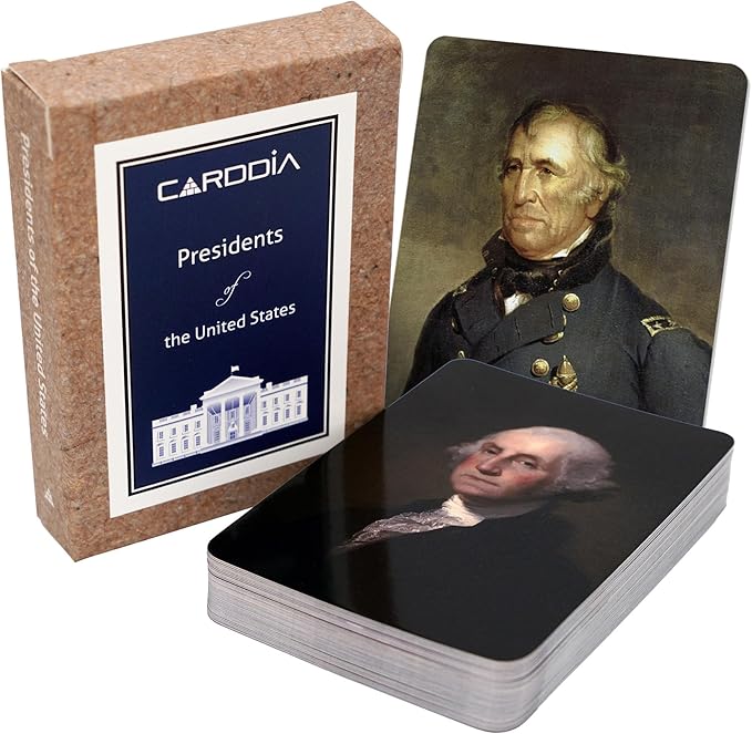CARDDIA | Presidents of The United States Flashcards: from George Washington to Donald Trump