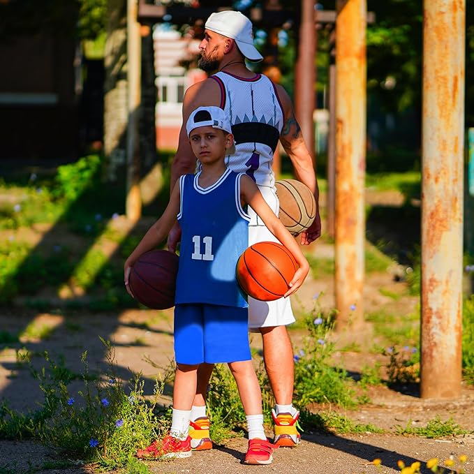 5 Pack Boys Athletic Shorts Active Performance Youth Kids Basketball Shorts Quick Dry with Elastic Waist Pockets