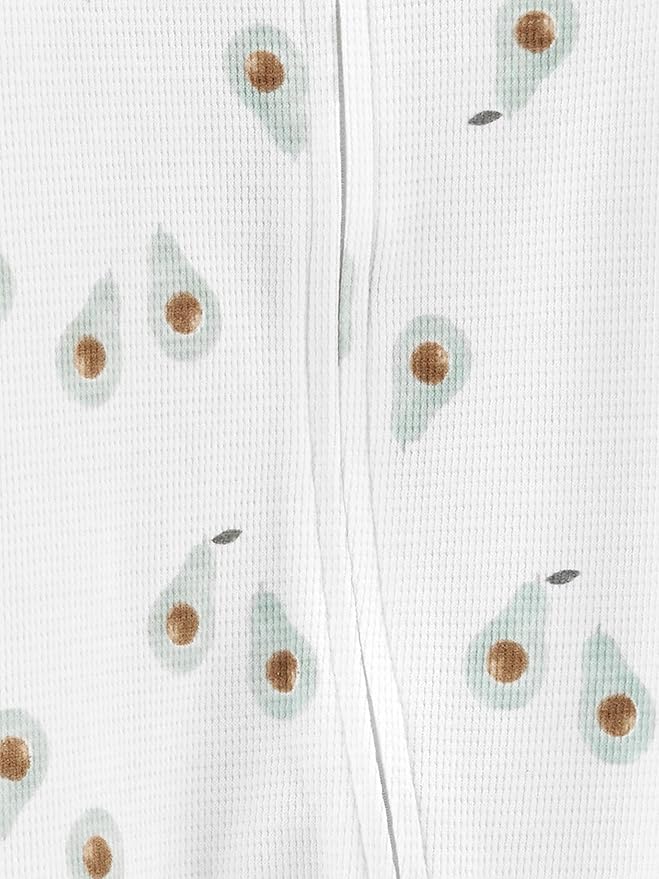 Simple Joys by Carter's unisex-baby 2-way Zip Thermal Footed Sleep and Play, Pack of 2
