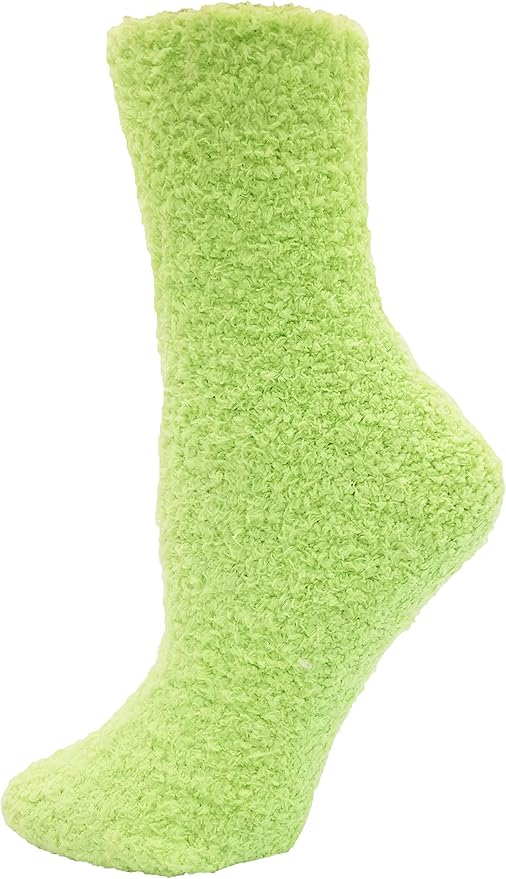 Fuzzy Socks 12 Pairs Fluffy Cozy Soft Womens Girls Plush Warm Sleep House Sock Winter Holiday Bulk Pack