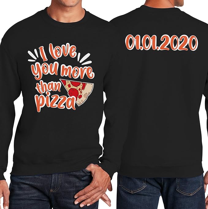 TEEAMORE Custom Front & Back Print T-Shirt Hoodie Sweatshirt Long Sleeve Tank Top with Your Image for Men Women Kids Baby