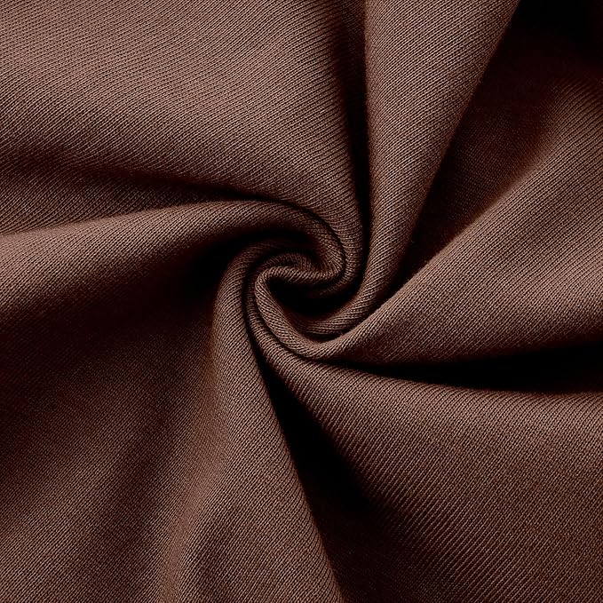 Bumeex Girl's Dresses Cotton Ruffle Sleeve Tiered Swing A-Line Cute Midi Casual Sundress