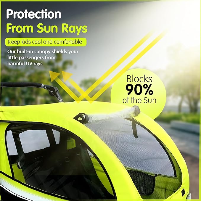 Booyah Strollers Child Baby Bike Bicycle Trailer and Stroller II