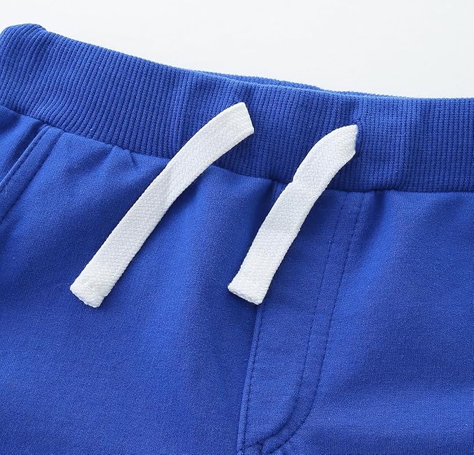 Bumeex Boys 2pk Cotton French Terry Casual Shorts