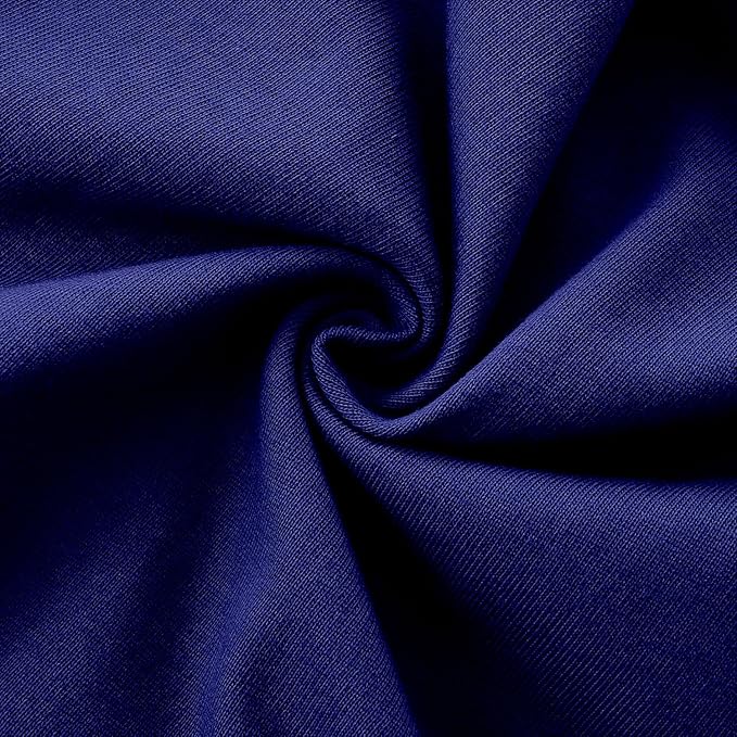 Bumeex Girl's Dresses Cotton Ruffle Sleeve Tiered Swing A-Line Cute Midi Casual Sundress