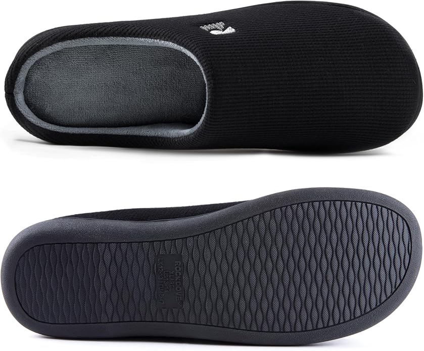 RockDove Men's Original Two-Tone Memory Foam Slipper
