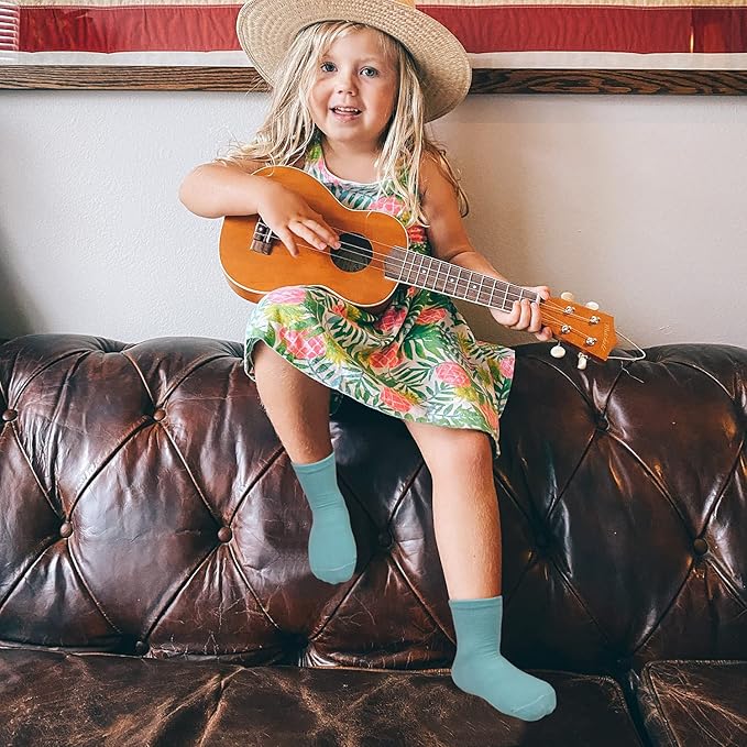 GRPSKCOS Baby Socks Non Slip 12 Pairs Toddler Anti Skid Socks for 0-7 Years Infants Little Kids Boys Girls