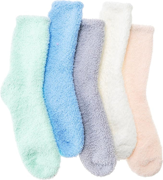 Fuzzy Socks Fluffy Thick Warm Winter Soft Cozy Plush Sleep Home Fleece Cabin Soft House Socks for Women Men