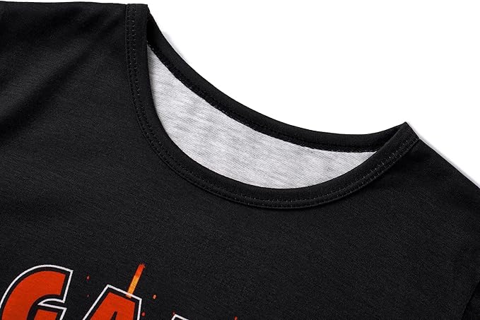 Tebbis Pajamas For Boys Fun Baseball Navy Blue Short Sleeves & Pants 2-Piece PJs Set Kid Comfy Sleepwear Size 6-18