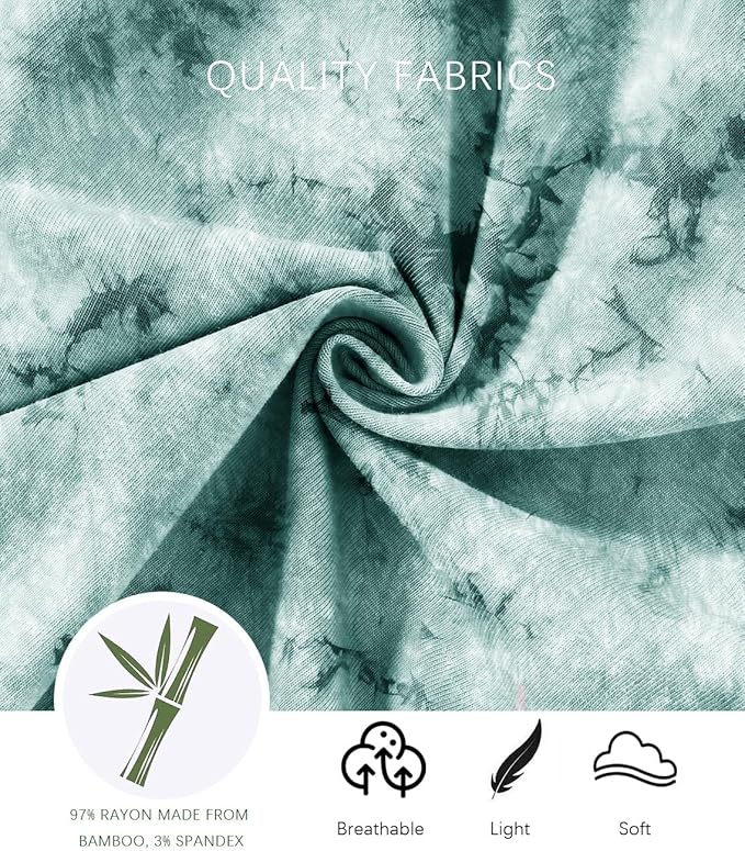 Jimonda Baby Girls Boys Footed Pajamas,Rayon From Bamboo,2 Way Zipper Long Sleeve Soft Sleeper Pjs,Infant Tie-dye Romper