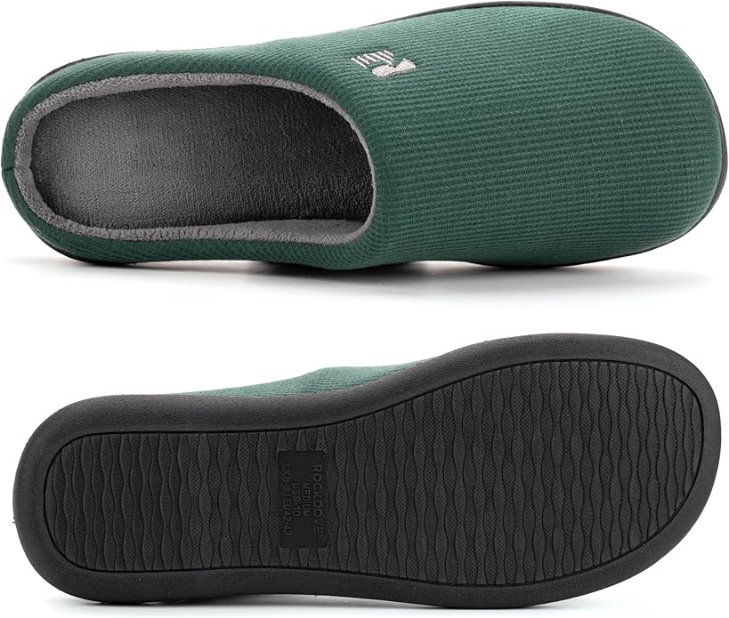 RockDove Men's Original Two-Tone Memory Foam Slipper