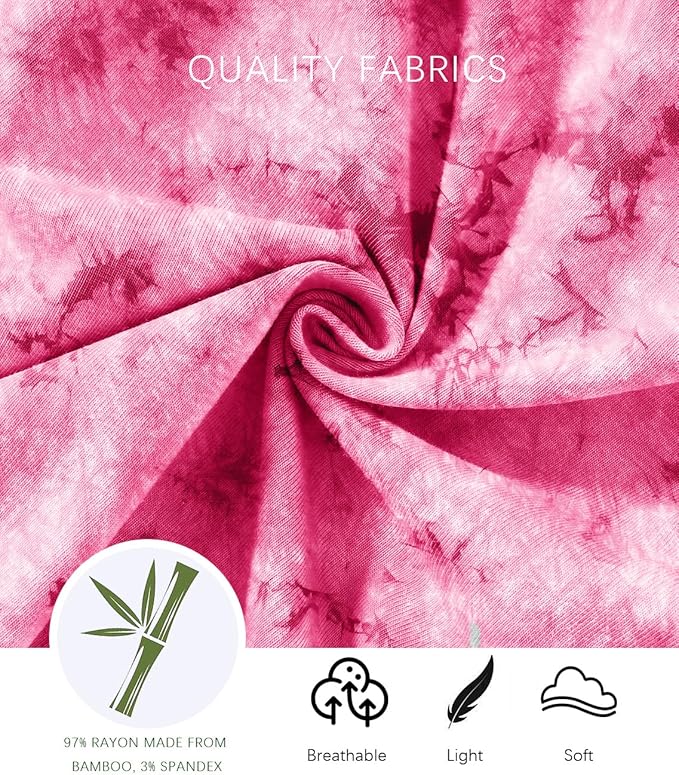 Jimonda Baby Girls Boys Footed Pajamas,Rayon From Bamboo,2 Way Zipper Long Sleeve Soft Sleeper Pjs,Infant Tie-dye Romper