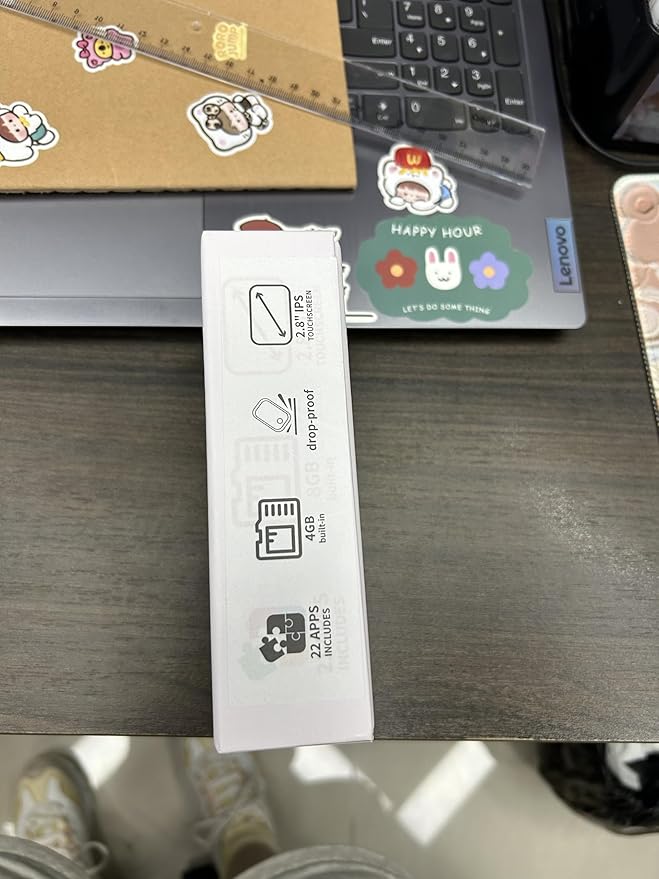 UCIDCI Kids Smart Phone for Girls Ages 3-7 with Dual Camera - Learning Games, Travel Toy with MP3 Music Player for Christmas, Birthday Gifts for 3-7 Year Old Boys