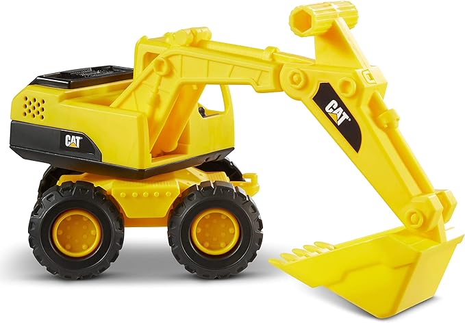 Cat Construction 15" Excavator | Super-Sized Kids Outdoor Toy | Real Working Parts & Articulated Parts | Ideal Toys for 3 Year Old Boys | CAT Construction Toys