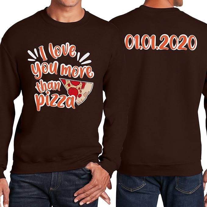 TEEAMORE Custom Front & Back Print T-Shirt Hoodie Sweatshirt Long Sleeve Tank Top with Your Image for Men Women Kids Baby