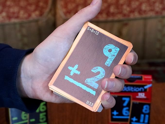 Regal Games Math Flash Cards for Addition & Subtraction - 1st, 2nd, 3rd Grade & More - Flash Cards Math for Kids (112 Cards - 2 Packs)