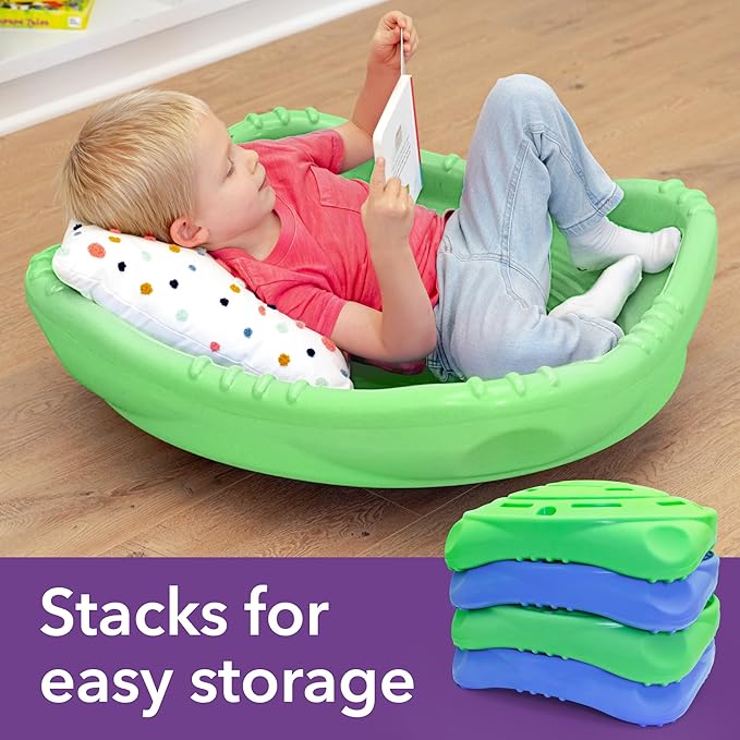 Simplay3 Rock and Spin Sensory XL Wobble Disk, 2 Pack Climbing Dome for Toddlers and Kids Rocking and Climbing, Indoor/Outdoor (Multicolor, 2 Pack), Ages 2-12