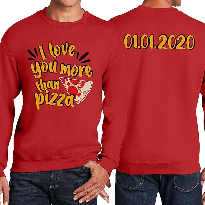 TEEAMORE Custom Front & Back Print T-Shirt Hoodie Sweatshirt Long Sleeve Tank Top with Your Image for Men Women Kids Baby