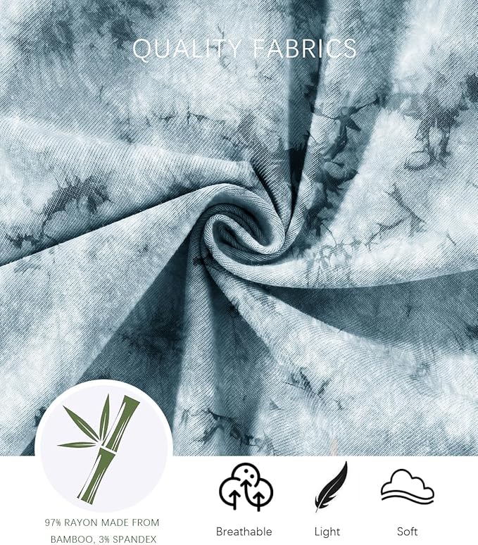 Jimonda Baby Girls Boys Footed Pajamas,Rayon From Bamboo,2 Way Zipper Long Sleeve Soft Sleeper Pjs,Infant Tie-dye Romper