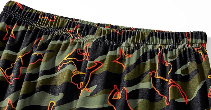 Beezizac Little Big Boys Pajamas Cozy Short Sleeves & Pants Cool 2-Piece PJ Set Kid Sleepwear Size 6-18