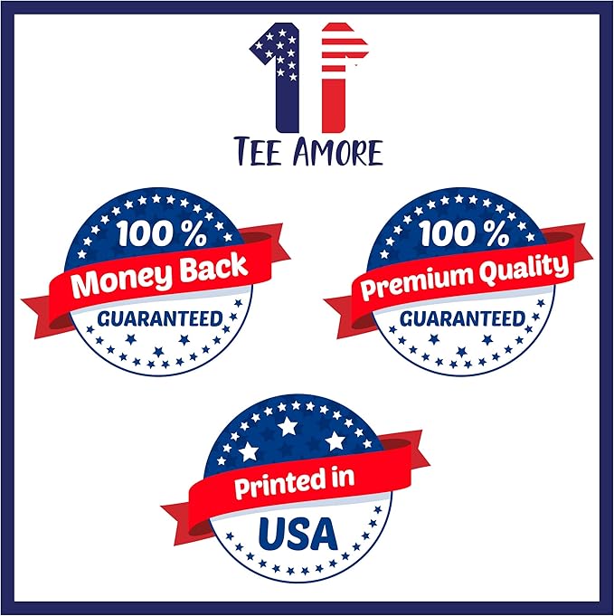 TEEAMORE Custom Front & Back Print T-Shirt Hoodie Sweatshirt Long Sleeve Tank Top with Your Image for Men Women Kids Baby