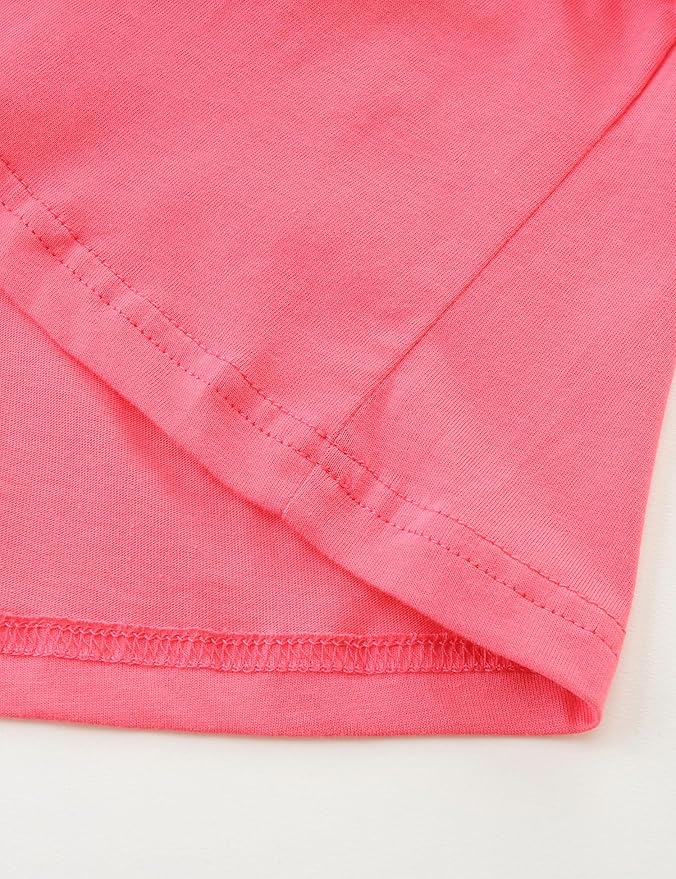 Bumeex Girl's Dresses Cotton Ruffle Sleeve Tiered Swing A-Line Cute Midi Casual Sundress