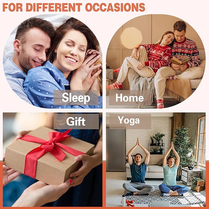 Fuzzy Socks Fluffy Thick Warm Winter Soft Cozy Plush Sleep Home Fleece Cabin Soft House Socks for Women Men